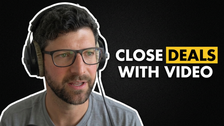 Leki wearing headphones. A caption reads "Close Deals With Video"